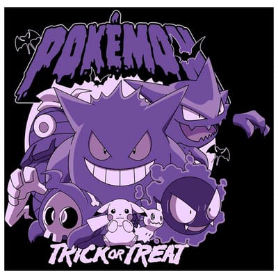 Pokémon Trick Or Treat Kids' T-Shirt - Black - 122/128 (7-8 jaar) - Zwart