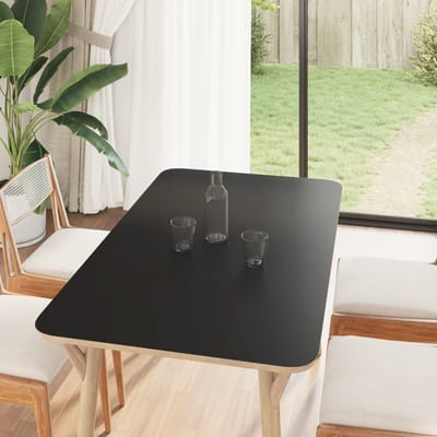 vidaXL - Meubelfolies - zelfklevend - 90x500 - cm - PVC - matzwart