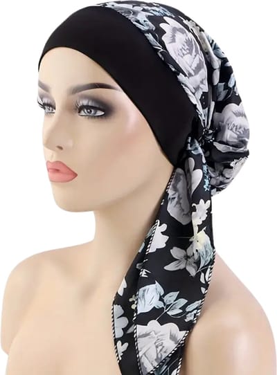 Bovista Hoofddoek - Hijab - Dames - Abaya - Sjaal - Islamitische Kleding - Moslim Kleding - Alhamdulillah - Zwart