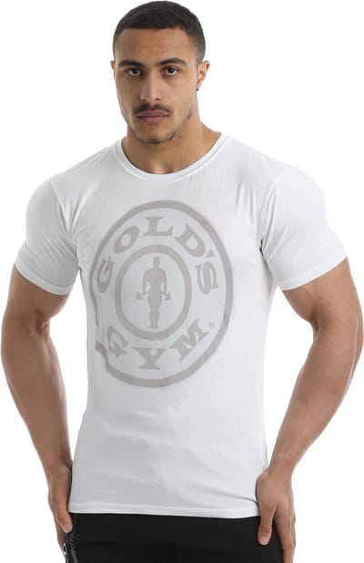 GGTS149 Weight plate T-Shirt - Wit - S