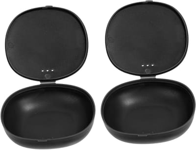 Opbergdoos Menstruatiecups - Reishouder Bekerdrager - Hygiënisch Opbergen - Compact En Draagbaar - 85 x 85 x 2 cm - Zwart