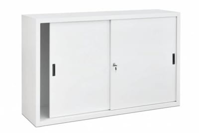 Schuifdeurkast budget 100x160x45 Aluminium
