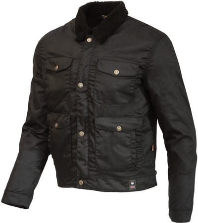 Merlin Millington D3O Zwart Wax Motorjas - Jas