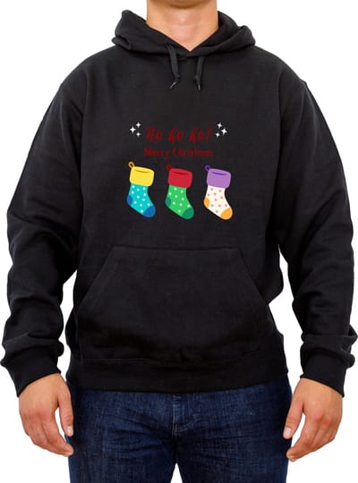 Kersttrui | Foute kersttrui dames | Foute kersttrui heren | Kerst hoodie | Kerstcadeau | Maat XL | Zwart | Fotofabriek