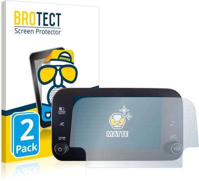BROTECT - Screenprotector voor Fiat Tipo 2016-2019 Uconnet 7" - Folie Beschermfolie matte 2 Stuks