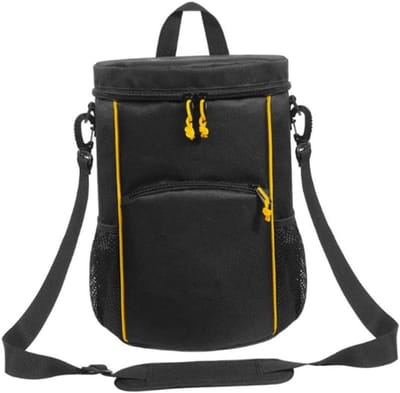 Tennisballenmand - Ballentas Sport - Trainingsuitrusting Opslag - Grote Capaciteit - 45 Ballen - Zwart