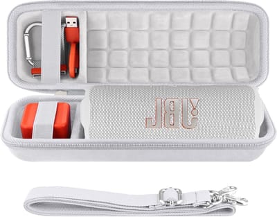 Harde Reisdoos voor JBL Flip 6 en Flip 5 - Waterdichte Bescherming voor Bluetooth Speaker, Ideaal voor Reizen en Opslag
