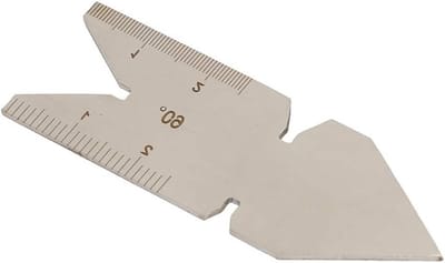 Fishtail Draad Pitch Gauge - RVS Meetinstrument voor Draadmaat, Snijwerk en Precisie Metingen