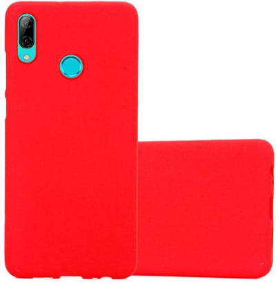 Cadorabo Hoesje geschikt voor Honor 10 LITE / Huawei P SMART 2019 in FROST ROOD - Beschermhoes gemaakt van flexibel TPU silicone Case Cover