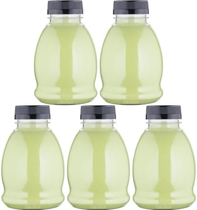 Scrubzout Fresh Ginger - 375 gram - Fles met zwarte dop - Set van 5 stuks - Hydraterende Lichaamsscrub