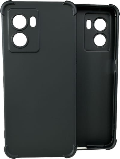 Shockproof Soft TPU hoesje Silicone Case Geschikt voor: Oppo A57 & A57s - Zwart