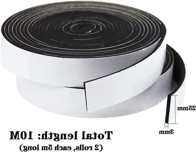Dichte en Geluidsisolerende Plakband 25 mm x 3 mm - 15 m Lang voor Deuren en Ramen, Waterdicht en Stofdicht