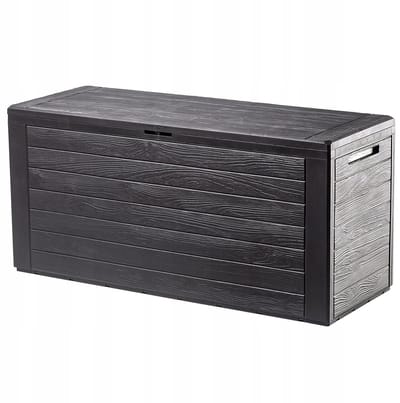 Jurrys Opbergkist - Opbergbox - Tuinkussenkist - Speelgoedkist - Multifunctioneel - Weerbestendig - Ruim - Bruin - 280L inhoud