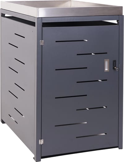 1 Bak deksel MCW-H40, bak, plantenbak roestvrij staal-metaal combinatie 35kg 125x69x84cm uitbreidbaar
