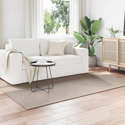 vidaXL - Binnen - kleed - GALATI - Beige - 170 - x - 120 - cm - Polyester