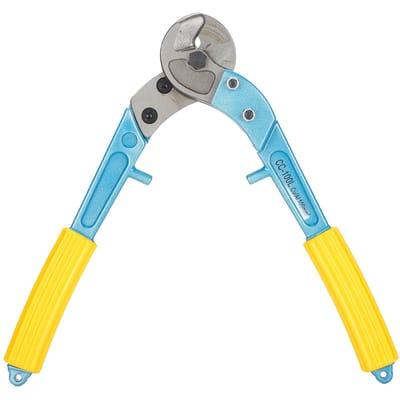 Kabelschaar Lange Arm Hoog Koolstofstaal Aluminiumlegering Geïsoleerd Handgereedschap 100mm2 blue