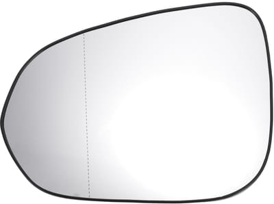 Dailygoods - Buitenspiegel Links Glas Vervanging Aspherisch Verwarmd Wit