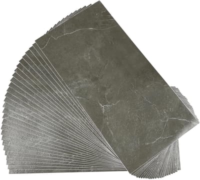 Zelfklevende Vloertegels - PVC Tegels - Vloer Vernieuwen - Waterdicht Slijtvast - 60x30cm 24 Stuks - Grijs