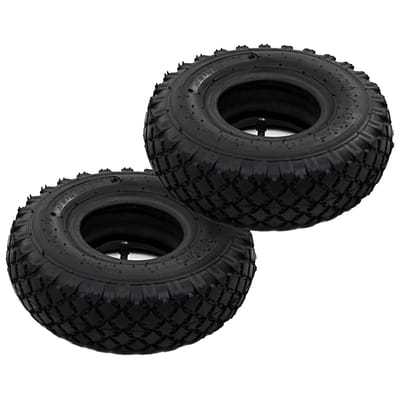 vidaXL - Banden/binnenbanden - voor - steekwagens - 3,00-4 - 260x85 - rubber - 2 - st