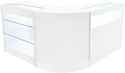 Triton led winkeltoonbank set - wit - k900/b900/cm60 - led-verlichting