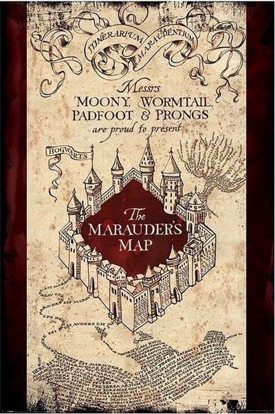 Harry Potter The Marauders Map Poster 61x91.5cm