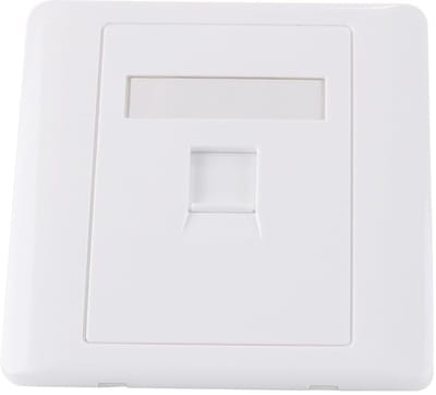 Dailygoods - Ethernet-wandcontactdoos CAT6 voor Gigabit-netwerk