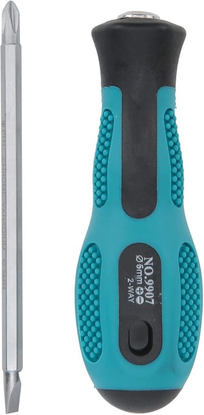 Schroevendraaier Twee Doeleinden - Sleuf Kruis Bit - Onderhoud Reparatie - Chroom Vanadium Staal - H5X75mm