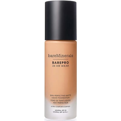bareMinerals Foundation BAREPRO® 24HR Wear Skin-Perfecting Matte Liquid Mineral SPF 20 Vloeibare foundation Dames 30 ml
