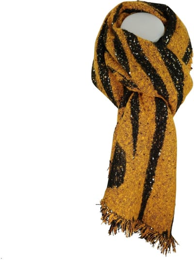 Wintersjaal Qischa® licht oranje