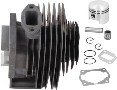 Dailygoods- Zuigerset 44mm - Cilinderboutkit - Lichtgewicht Aluminiumlegering - Hoge Siliciuminhoud - Thermische Geleidbaarheid - Versterkt Machinelichaam - Motoronderdelen