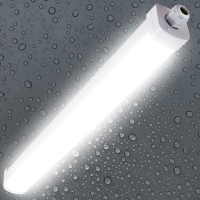 Waterdichte LED Plafondlamp IP66, 150 cm, 40W, 5600 Lumen - Perfect voor Badkamers, Garages en Vochtige Ruimtes