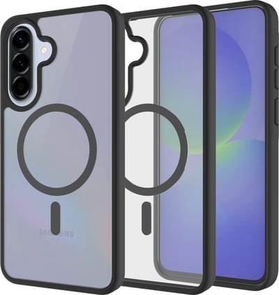 Just in Case hoesje geschikt voor Samsung Galaxy A37 Hoesje geschikt voor MagSafe - Military Grade Backcover - Zwart