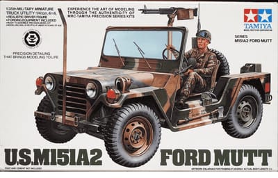 Tamiya Modelbouwpakket Auto - 35123 US M151A2 Ford MUTT Truck with 1 Figure Plastic - 1:35 - Modelbouw