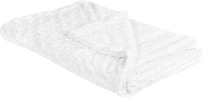 KANDILLI - Plaid - Gebroken wit - 150 x 200 cm - Polyester