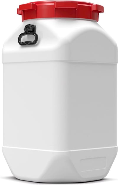 80 liter Voerton vierkant - handgrepen