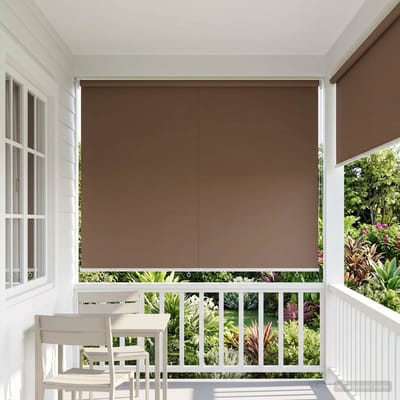 vidaXL - Buitenrolgordijn - UV-bescherming - Taupe - 100 - x - 230 - cm - (B - x - H)