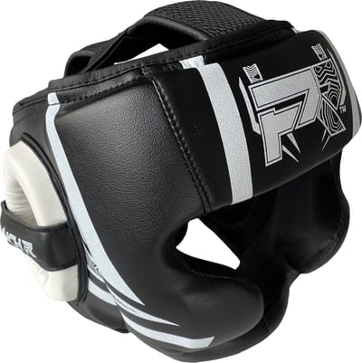 PunchR Vechtsport Hoofdbescherming Electric Zwart Wit - XS