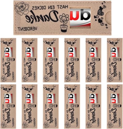 Set van 12 Kleine Vilt Tassen voor Chocoladerepen, Perfect als Cadeau voor Collega's, Handgemaakt en Duurzaam