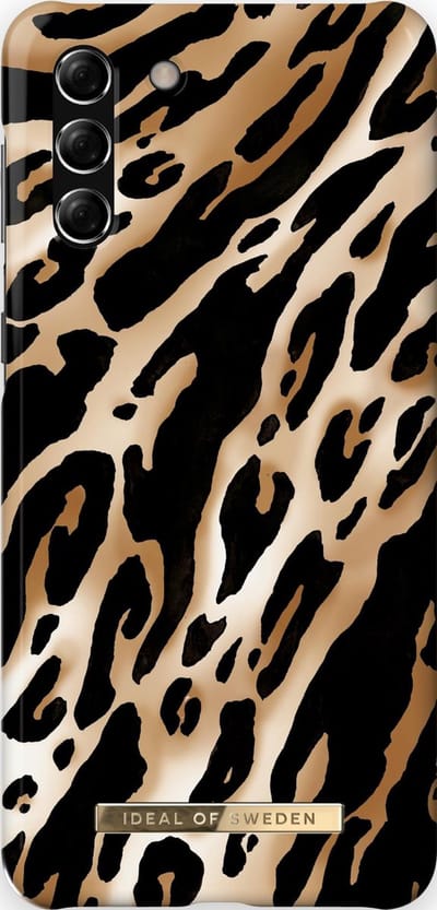 ideal of sweden fashion case geschikt voor samsung galaxy s21+ iconic leopard