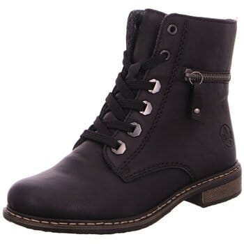Rieker dames veterboot zwart