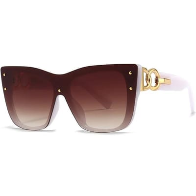Nieuwe Mode Grote Montuur Cat Eye Zonnebril Voor Dames Street SFashionable Zonnebril voor Vrouwen Rijbril UV400
