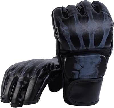 Half vinger bokshandschoenen voor kickboksen en Muay Thai, ideaal voor training en punching bag gebruik, unisex ontwerp