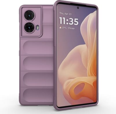 Coverup Hoesje - Geschikt voor Motorola Moto G85 Hoesje - Coverup Hands-On Rugged Back Cover - Paars