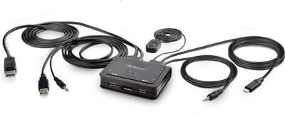 StarTech.com C2-D46-UAC-CBL-KVM KVM-switch Zwart