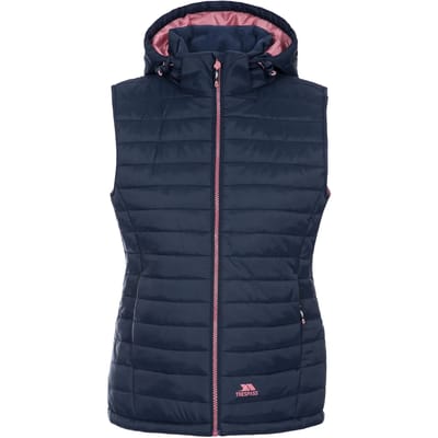 Trespass Aretha - Dames casual gilet Navy Dusty Rose - L