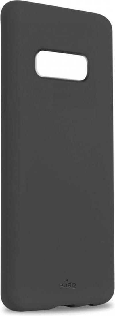 Puro, Hoesje geschikt voor Samsung Galaxy S10e - Icon Series Semi-hardcase, Donkergrijs