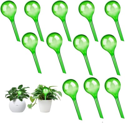 Set van 12 Automatische Watergeefballen voor Binnen- en Buitenplanten, Zelfwaterend, Ideaal voor Potplanten en Tuinplanten, Duurzaam PVC