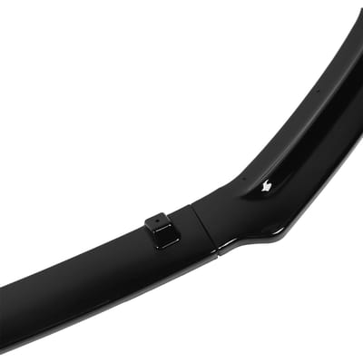 Kit Carrosserie Lèvre de Pare-chocs Avant 3 Pièces Spoiler Avant Chin Noir Brillant Séparateur Remplacement pour Kia K3 Forte Cerato 2017 à 2018 black