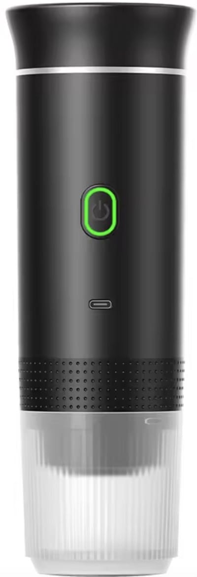 ByRoos Koffiezetapparaat - 3-in-1 - 70ml - Koffie - Vakantie - Camping - Camperen - Reisformaat- Draadloos - Elektrisch - Zwart - Compact