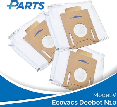 Ecovacs Deebot N10 Stofzakken (3 Stuks, Plus.Parts® alternatief voor D-DB03)